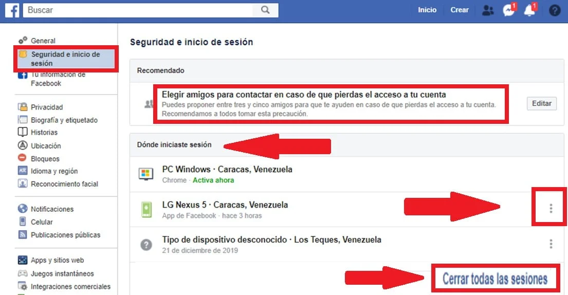¿Cómo cerrar sesión de Facebook en los dispositivos? 27 ¿Cómo cerrar sesión de Facebook en los dispositivos?