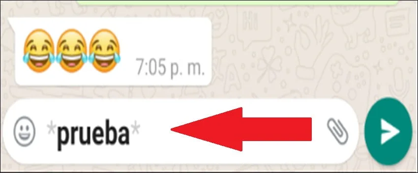 ¿Cómo poner negritas o formatos de texto en WhatsApp? 7 Poner negritas o formatos de texto en WhatsApp