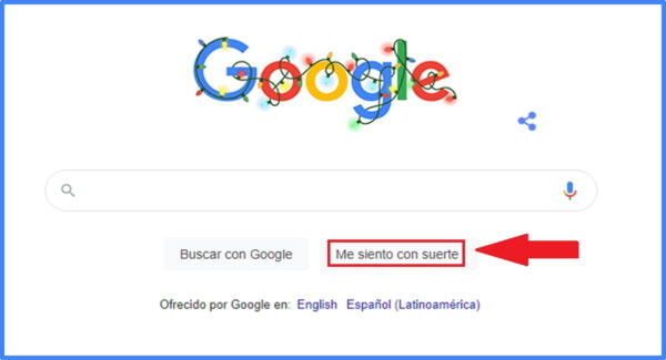 Me siento con suerte