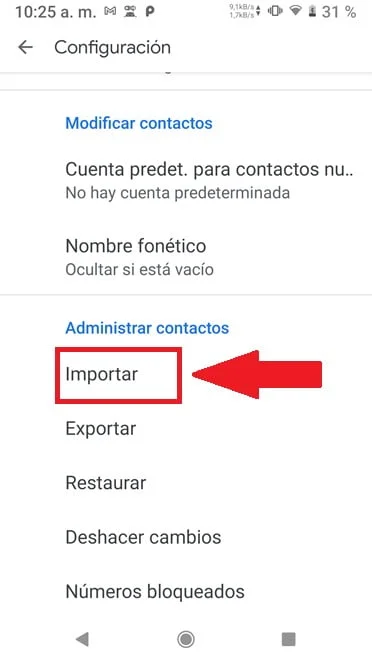¿Cuáles son los pasos para guardar los contactos de la agenda en Gmail? 24 guardar contacto en agenda importar