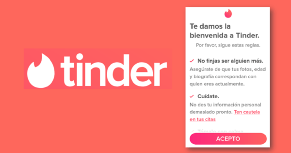 registrarse e iniciar sesión en tinder