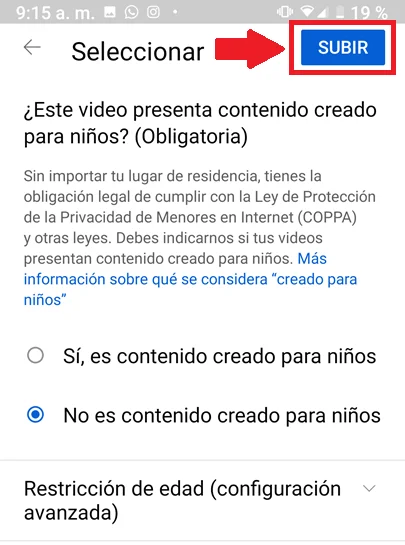 Cómo subir vídeos a YouTube 19 Cómo subir vídeos en YouTube