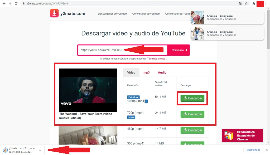 Descargar música desde YouTube 8 Descargar música