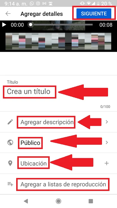 Cómo subir vídeos a YouTube 18 Cómo subir vídeos en YouTube