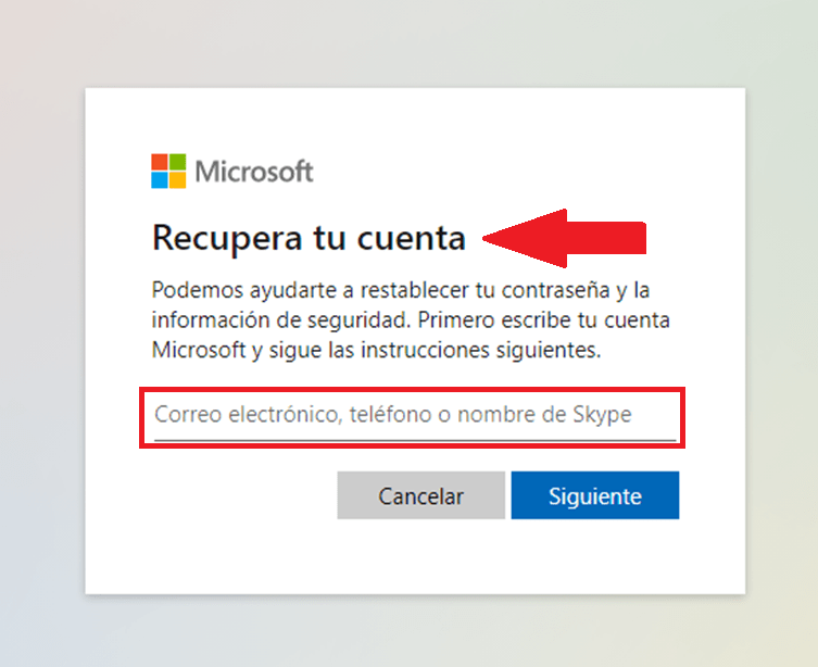 Recuperar una cuenta de Skype