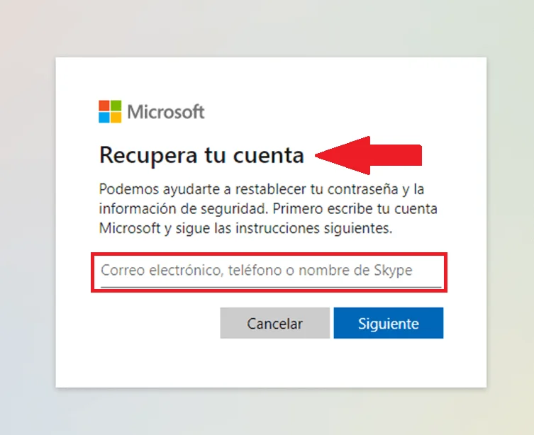 Recuperar una cuenta de Skype 7 Recuperar una cuenta de Skype