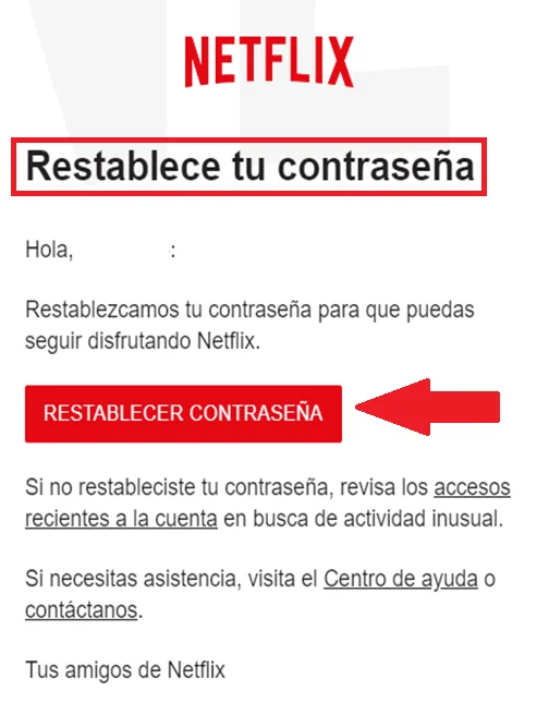 Recuperar cuenta de Netflix 8 Recuperar cuenta de Netflix
