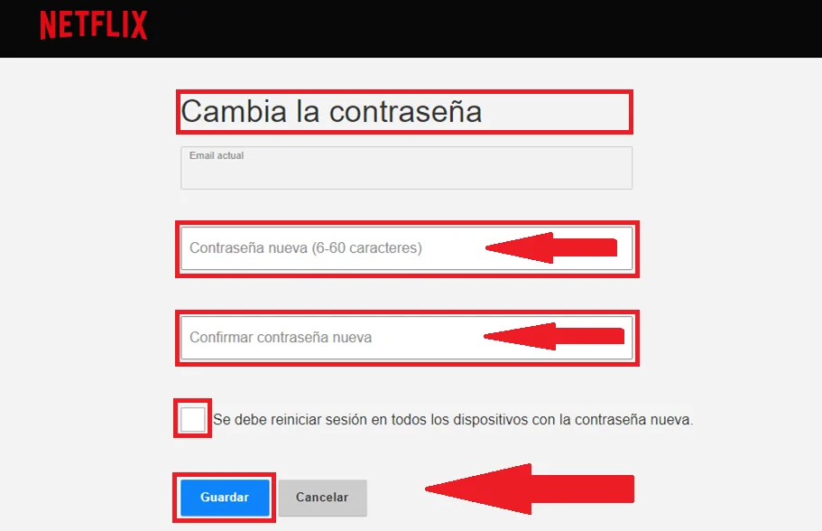 Recuperar cuenta de Netflix 9 Recuperar cuenta de Netflix